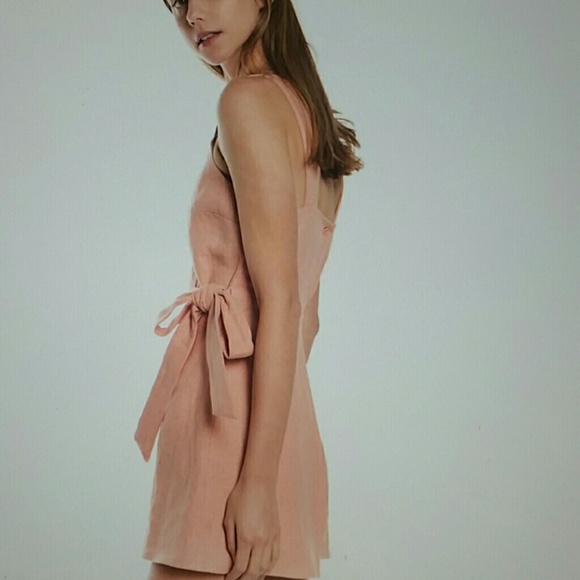 Tie Wrap mini Dress - Picture 2 of 8